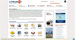 Desktop Screenshot of cyprus-embassy.com