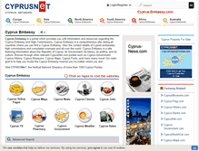Tablet Screenshot of cyprus-embassy.com